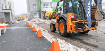 Механизированная УБОРКА СНЕГА!