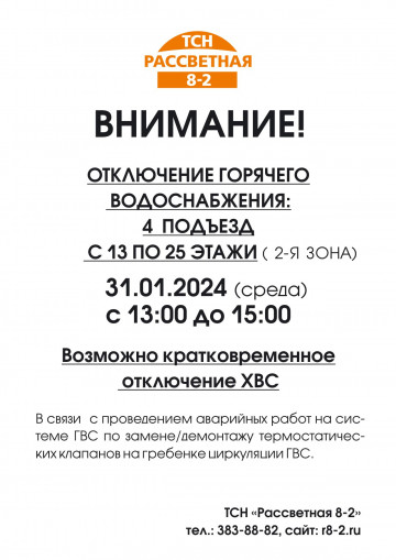 Работы на системе ГВС по демонтажу/замене, термостатических клапанов на гребенке циркуляции гвс 2 зоны.